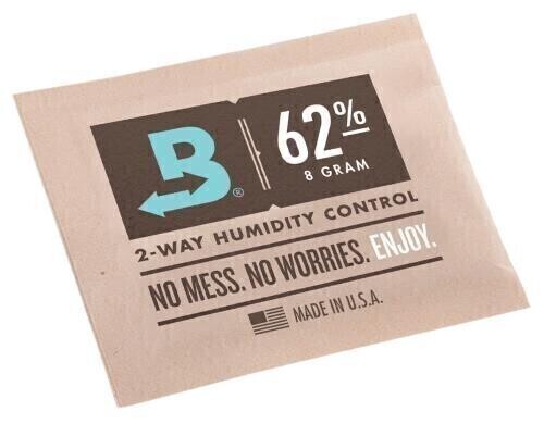 Boveda Humidity Control 2 Way Humidiccant/ Desiccant Overwrapped Individually, size: 4 gram 58% Relative Humidity RH 1/ each