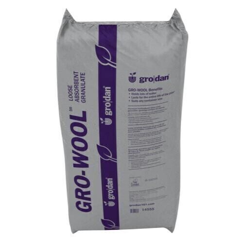 Grodan Stone Wool Rockwool Absorbent Granulate 4.4 cubic foot 125 liter 14/ skid