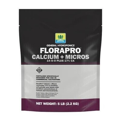 General Hydroponics Flora Pro Fertilizer Ca Plus Micros 5 pound 1/ each