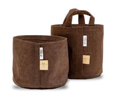 Root Pouch Round Pot Fabric Brown no Handles 100 gallon 250 gram per square meter 38x20 inch 1/ each