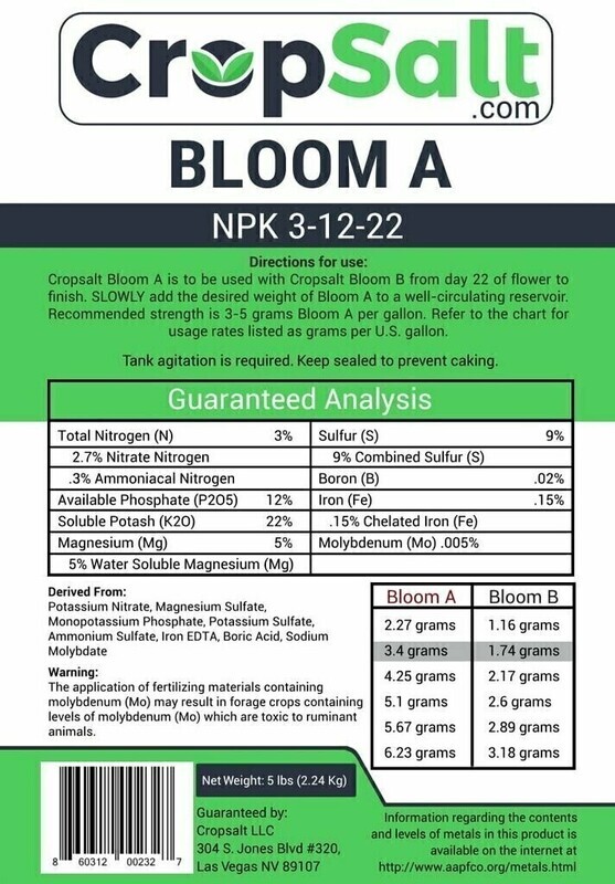 Cropsalt Bloom A 13-12-22