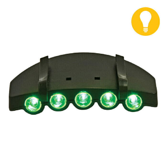 Green led hat light deals