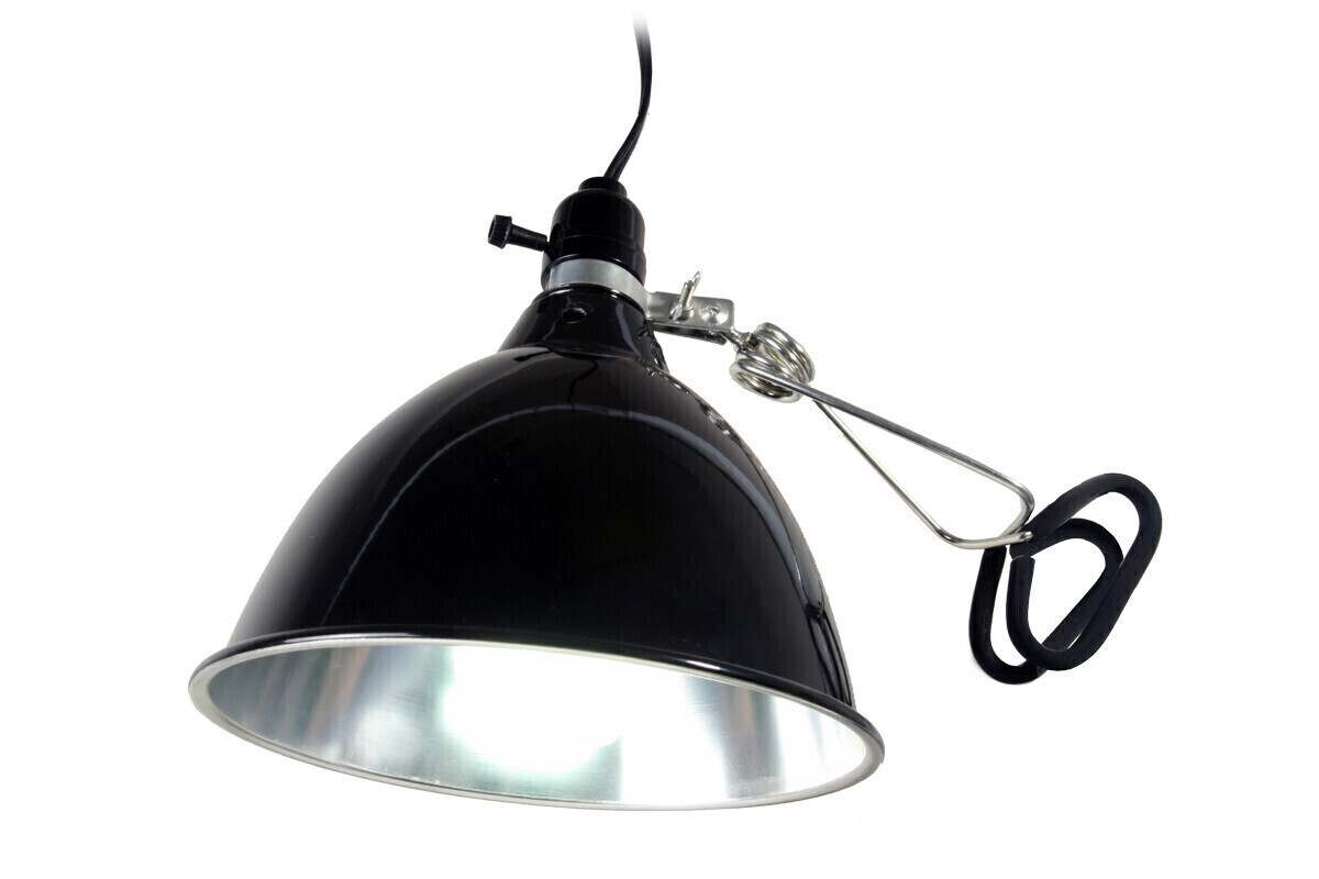Hydrofarm Grow Light Desk Lamp Socket Fixture with Reflector and Clamp Clip 8x7.1 inch 1/ each