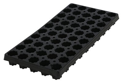 Super Sprouter 1020 Propagation Plug Tray Insert Premium Black 10x20 inch 50 site Root Star Cells 1/ each