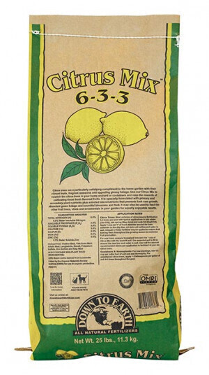 Down to Earth Dry Citrus Mix 6-3-3