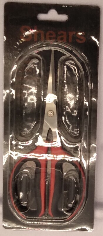 Biochem Grow Stainless Steel Bonsai Shears Red, Black 60 millimeter