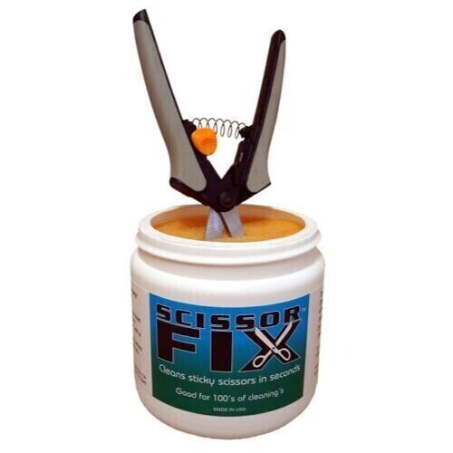 Scissor Fix Self-Contained Sealable Scissor Sponge Blade-Cleaning 6/ case