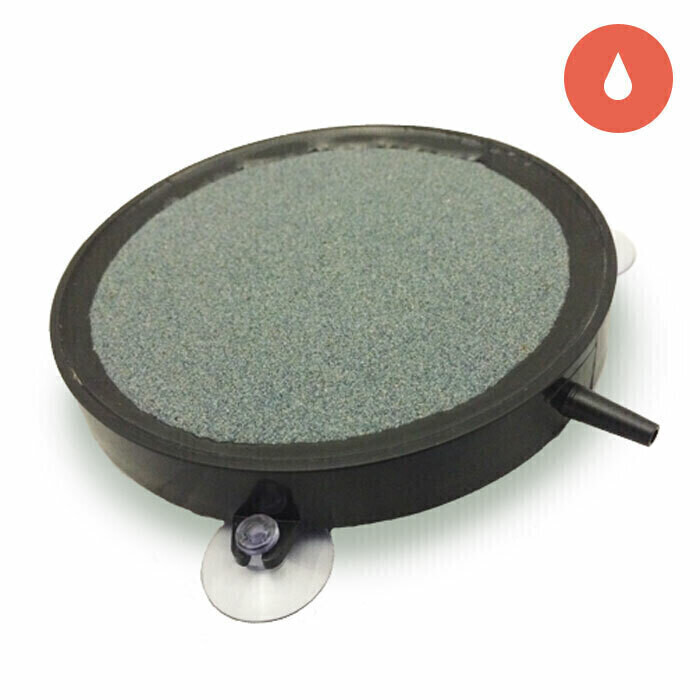 AquaVita Air Stone Round Disc with Suction Cups 4.25 inch