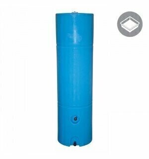 Grow1 Water Caddy Reservoir Upright, Halfmoon 48 gallon 18x18x66 inch