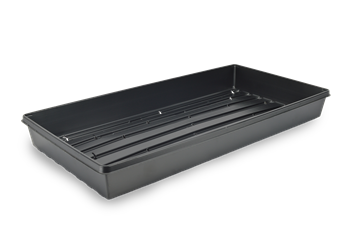 Landmark Plastics 1020 Propagation Plug Tray Insert Black Sheet Thermoformed with Burned Drain Holes 10.42x20.85 inch 50 site 2 top x 2.38 deep inch Round Cells 1/ each