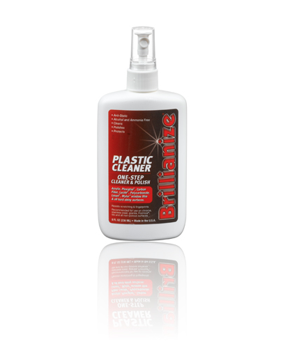 Grandio Brillianize Specialized Cleaner Anti Static and Safe Perfect for Greenhouse Windows and Polycarbonate Panels 8 fluid ounce