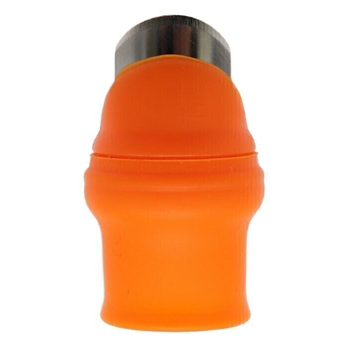 Grow1 Orange Deleafer Knife Finger Silicone