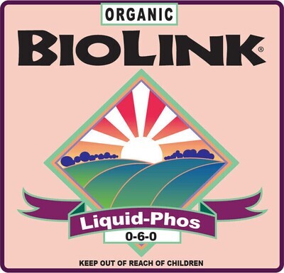 BioLink Organic All Purpose Liquid Rock Phosphate and Potassium Sulfate 0-5-5 2.5 gallon 10 liter 1/ each