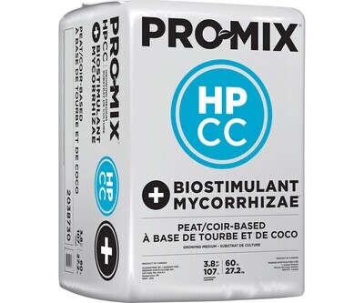 Premier Tech PRO-MIX HPCC High Porosity Chunk Coir Mycorrhizae Growing Medium Compressed Bale 7 cubic foot 200 liter 3.8 cubic foot 107 liter 1/ each