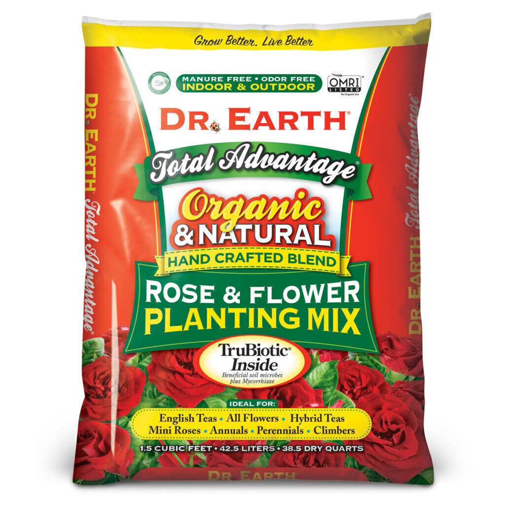 Dr. Earth Total Advantage Potting Mix Rose &amp; Floral 1.5 cubic foot 42.5 liter 1/ each