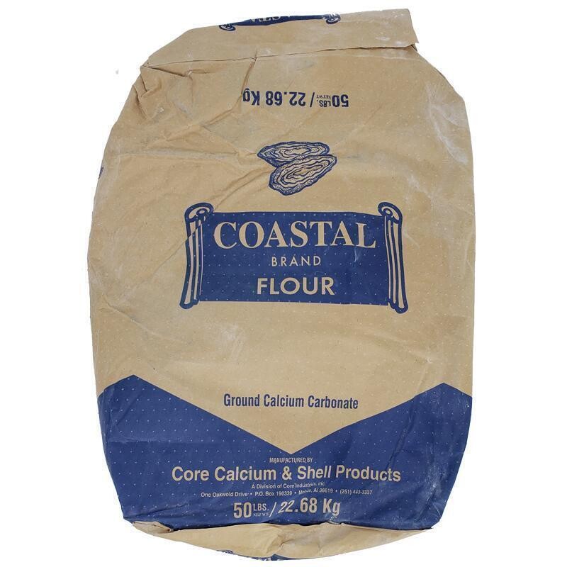 Coastal Oyster Shell Flour 50 pound 23 kilogram 1/ each