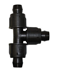 Irritec Perma-Loc Tubing Leak Proof Connector Fitting Twist Lock Tee 3/4 inch