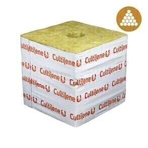 Cultilene Optidrain Rockwool Block with Liner, Hole
