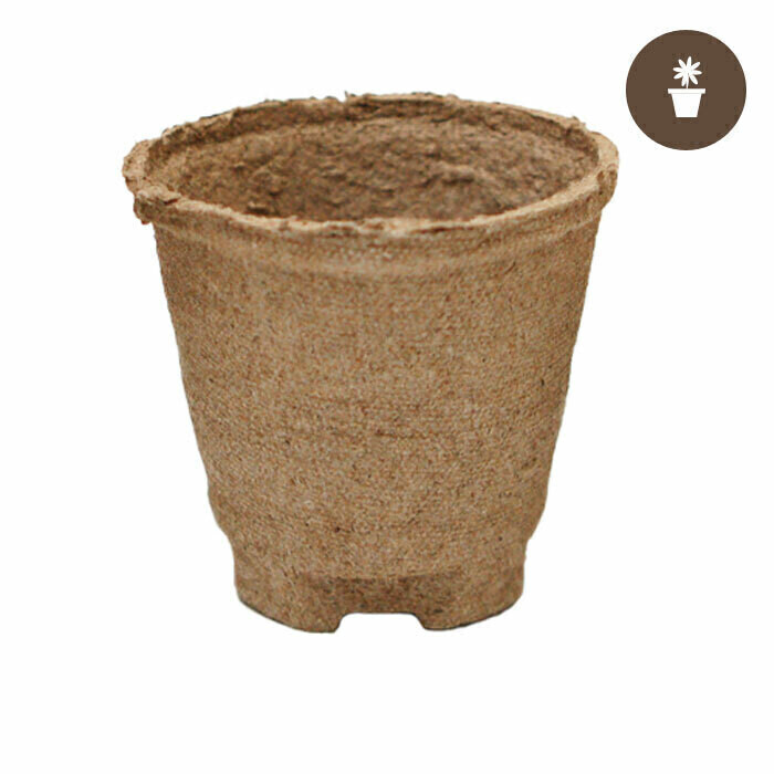 Jiffy Round Peat Pot 4x3.75 inch 1100/ case