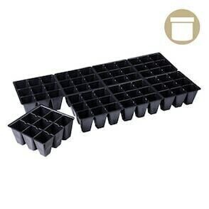 Grow1 1020 Propagation Plug Tray Insert Breakapart 8 Section Tearaway for Seedlings 10x20 inch 72 site Square Cells 1/ each