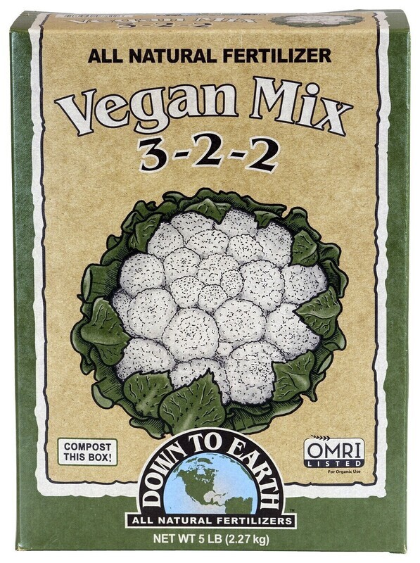 Down to Earth Dry Vegan Mix 3-2-2