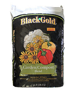 Sun Gro Black Gold Garden Compost Blend 1 cubic foot 28.3 liter 1/ each