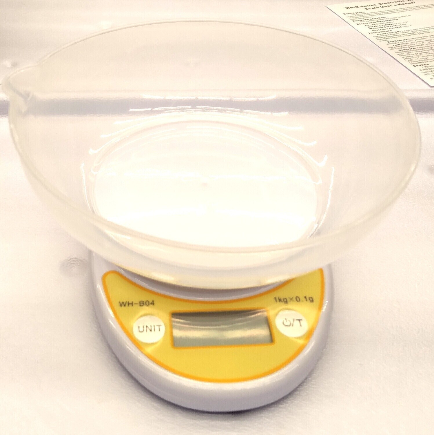 Biochem Grow Bowl Scale with Digital Display 2.2 pound capacity 0.1 gram resolution