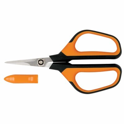 Fiskars Softgrip Pruning Shears Extra Large Loop Handles, Micro-Tip Blades Stainless Steel