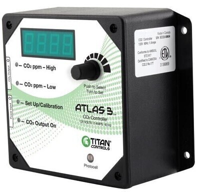 Titan Controls Atlas 3 CO₂ Controller with Day/ Night