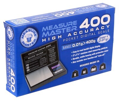 Measure Master Digital Platform Scale High Precision 0.9 pound 400 gram 0.01 gram accuracy