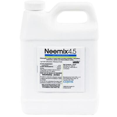Certis Neemix 4.5 EC Insecticide Ecdysone 1 quart 1 liter 1/ each