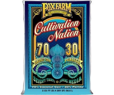 FoxFarm Cultivation Nation Coco Perlite 70:30 2 cubic foot 57 liter 1/ each