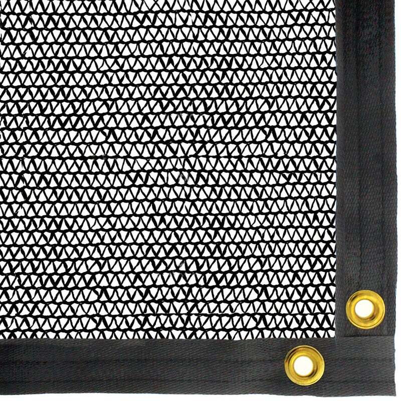 Shade Cloth with Taped Edges and Grommets Shade Cloth with Taped Edges and Grommets