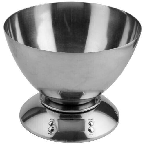Measure Master Digital XL Bowl Scale 11 pound 5 kilogram 0.5 gram accuracy