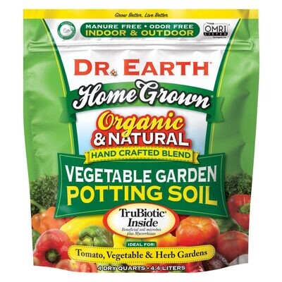Dr. Earth Home Grown Soil Amendment Vegetable Planting Mix 1.5 cubic foot 42.5 liter