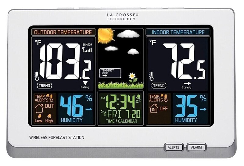 La Crosse Hygrometer Wireless Weather Forecast Station La Crosse Hygrometer Wireless Weather Forecast Station