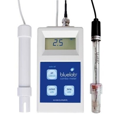 Bluelab Combo Meter Original for pH, EC/ PPM/ TDS, Temperature of Solution