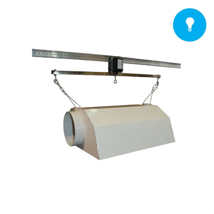 Grow1 Motorized Mover Light with Rail, Motor, and Mounting Hardware 7.33 foot