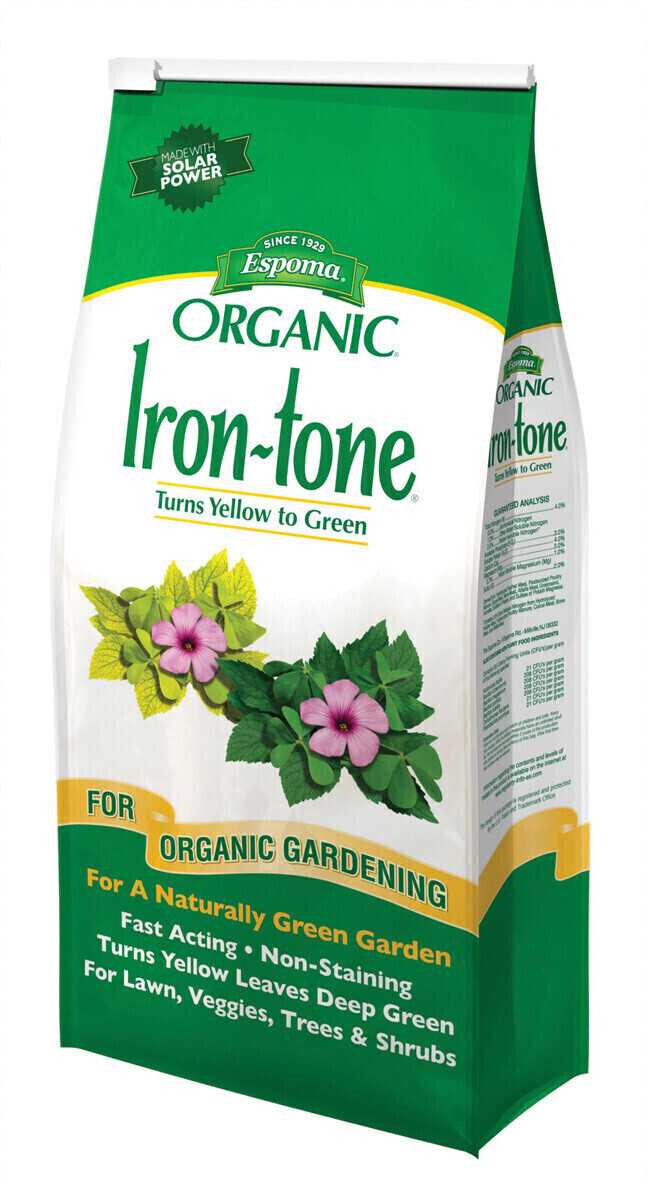 Espoma Organic Iron-Tone 2-0-3 5 pound 2.3 kilogram 1/ each