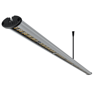 Fluence LED Light System Complete Fixture Ray66 132 watt 100-277 volt 2.3 µmol/ joule 300 µmol/ second 66x2.2x1.4 inch