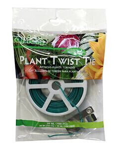 Luster Leaf Rapiclip Plant Twist Ties 100 foot with Cutter