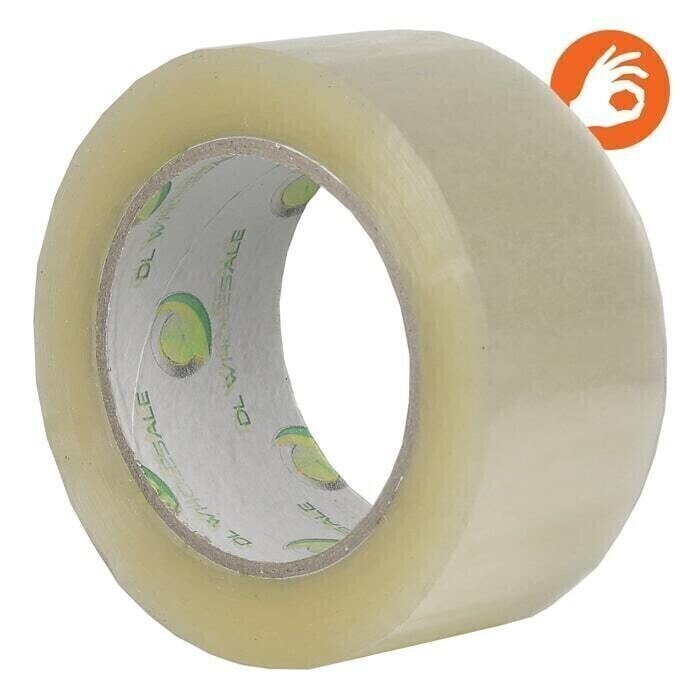 Grow1 Tape Packaging Clear Strong and Reliable 100 meter 110 yard 2 inch