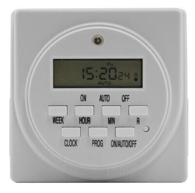 Titan Controls Apollo 9 Timer Digital Dual Outlet 1 minute minimum up to 8 cycles/ day 120 volt 15 amp