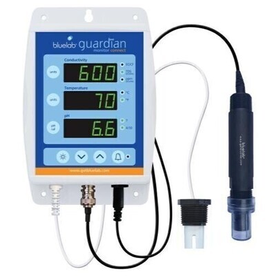 Bluelab Guardian Combo Monitor Inline Connect pH, EC/ PPM/ TDS, Temperature