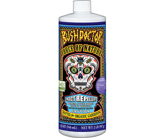 FoxFarm Bush Doctor Force of Nature Insect Repellent 1 quart 1 liter 1/ each