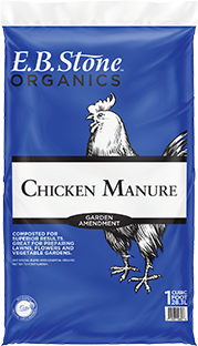 E.B. Stone Fully Composted Chicken Manure Premium Organic 25 pound 11 kilogram 1/ each