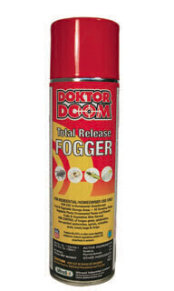 Doktor Doom TR Insecticide &amp; Miticide Pyrethrin Total Release Aerosol Fogger Can