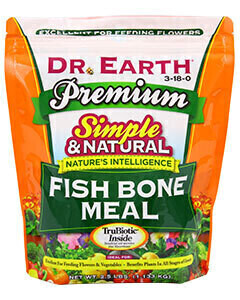 Dr. Earth Fish Bone Meal Fertilizer 3-18-0 2.5 pound 1.1 kilogram 1/ each