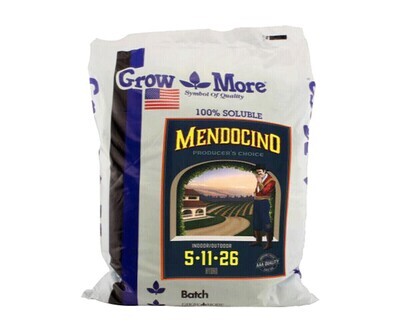 Grow More Mendocino Fertilizer Extra 5-11-26 Soluble with Sulfur and Magnesium 25 pound 11 kilogram 1/ each