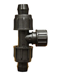 Irritec Perma-Loc Tubing Leak Proof Connector Fitting Twist Lock Adapter Tee FPT to Tubing 2X 3/4 inch